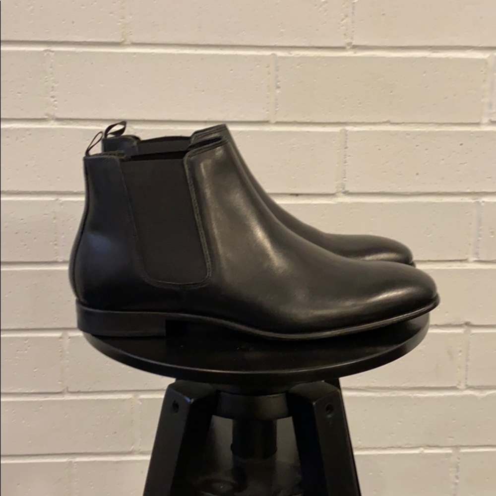 Black Zara Chelsea Boots Size: 40
